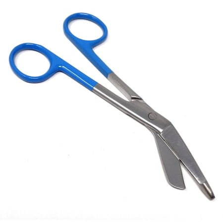 Blue Handle Color Lister Bandage Scissors 5.5, Stainless Steel